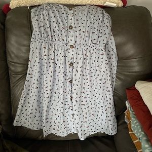 Blue dress worn once